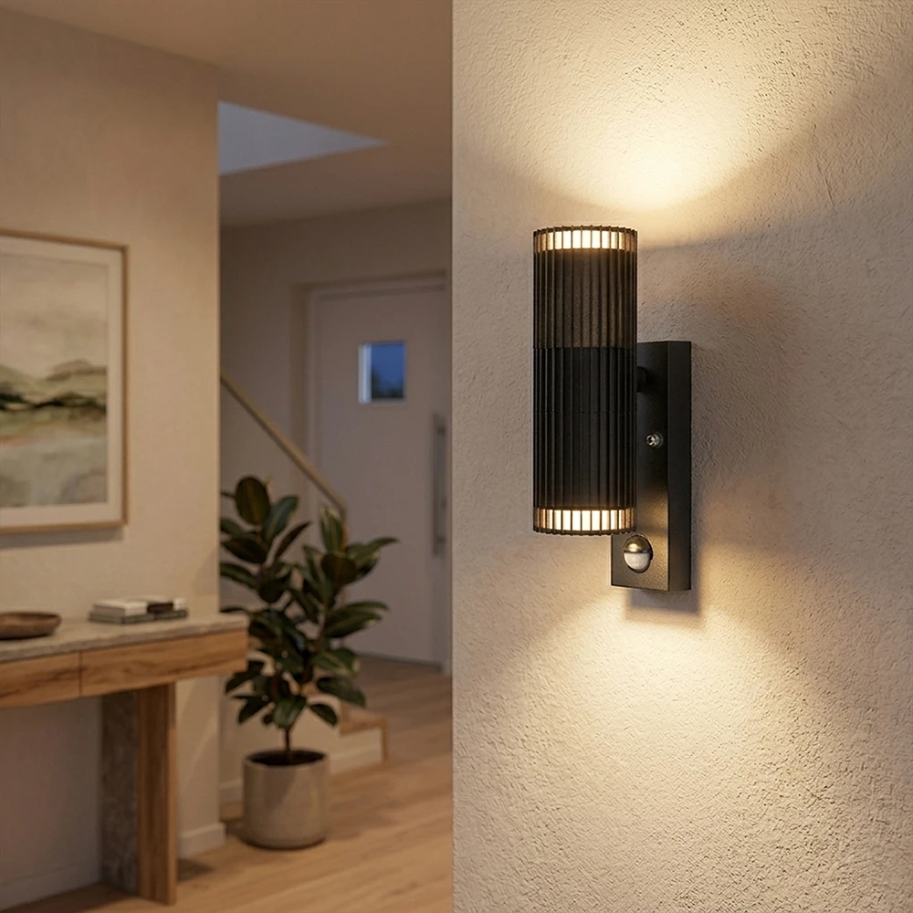 V-Tac GU10 væglampe med PIR sensor, Væglamper hos HomeNordic