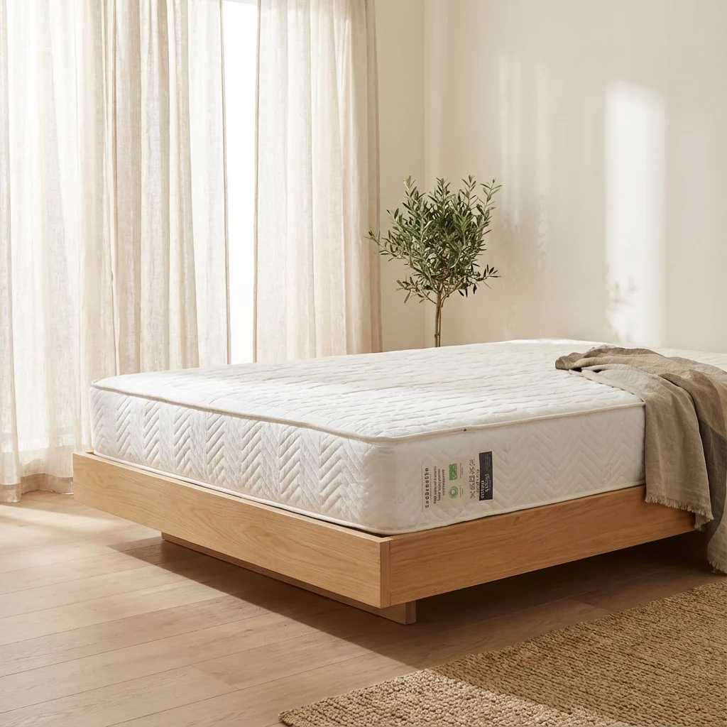 EcoBreathe madras økologisk naturlatex - 7 zoner og integreret topmadras – billede 2