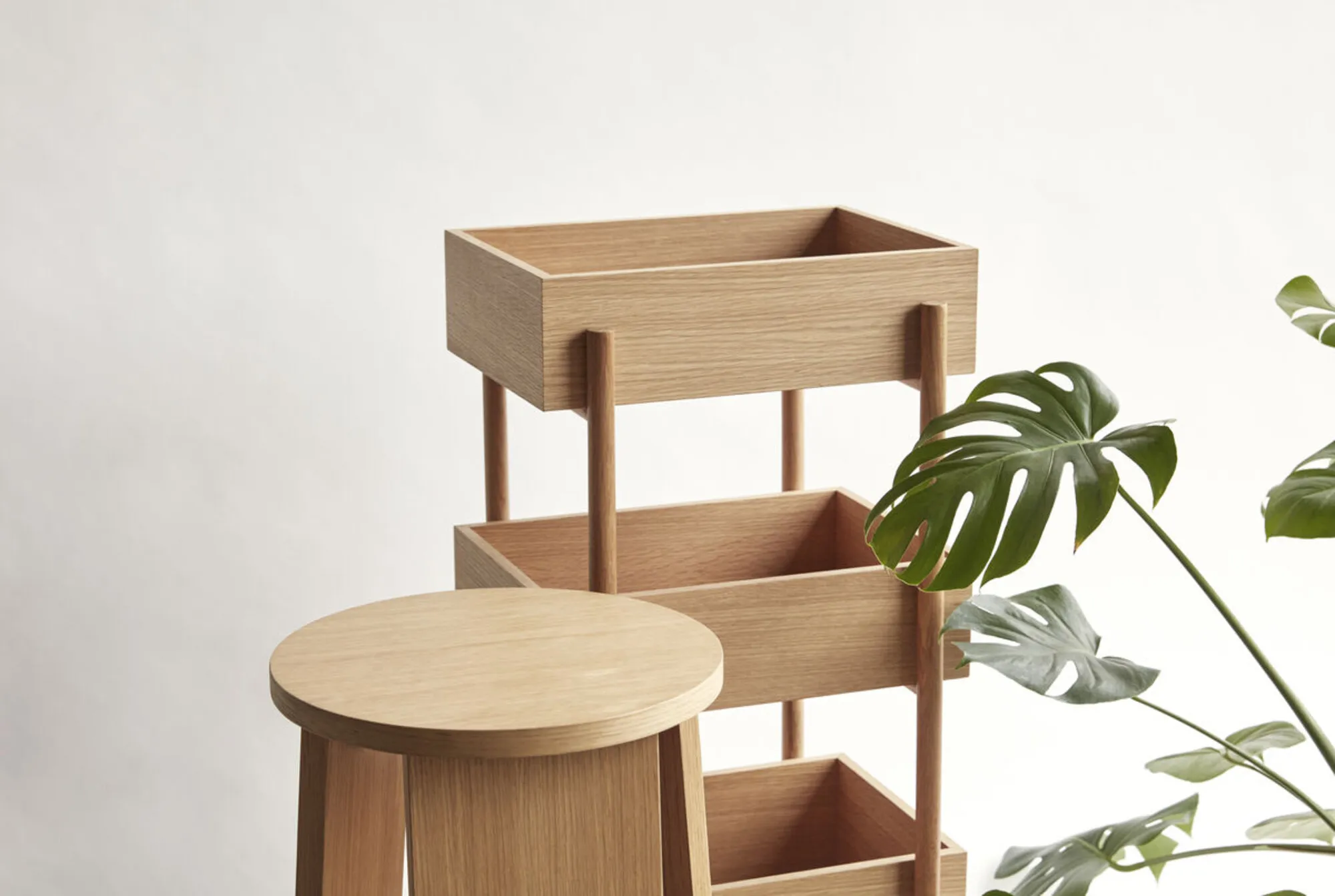 Stack - Konsolbord i natur egetræ, produktbillede 3 af 4 hos HomeNordic