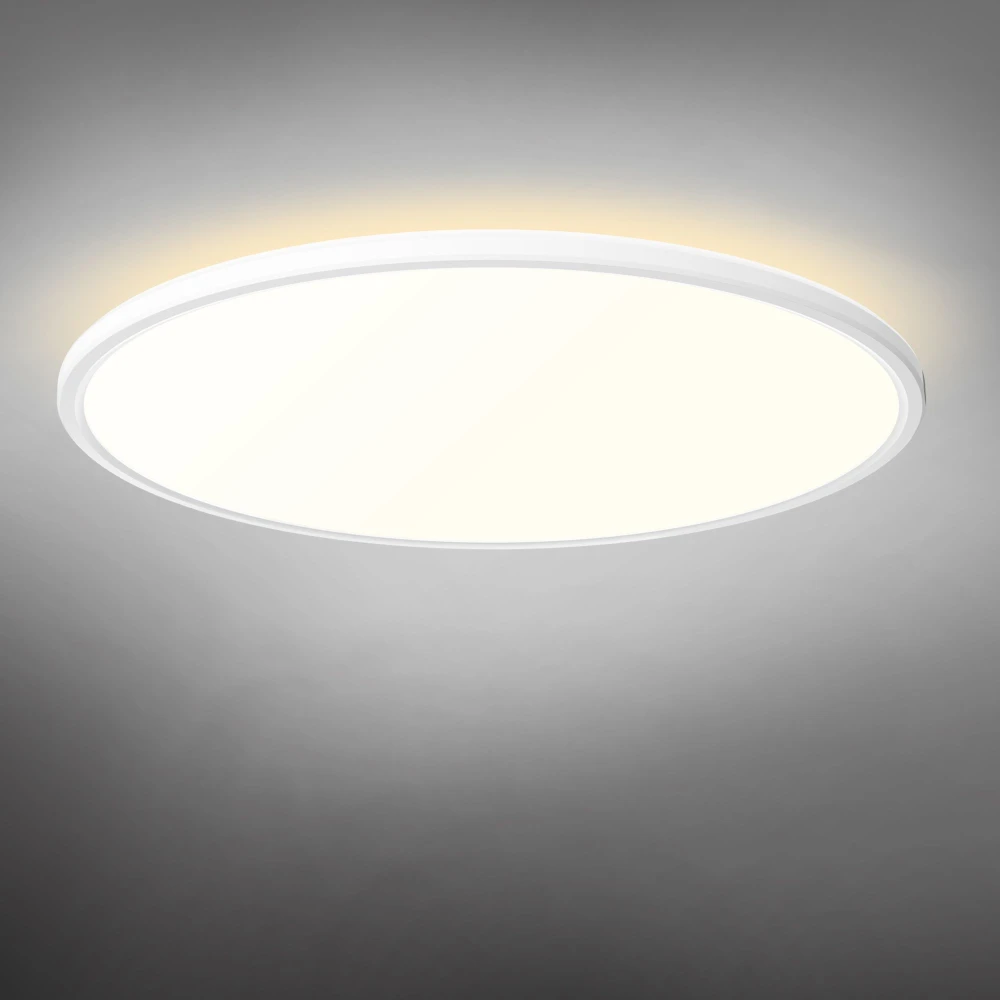 44W LED loftslampe med baggrundslys, CCT, Plafonder hos HomeNordic