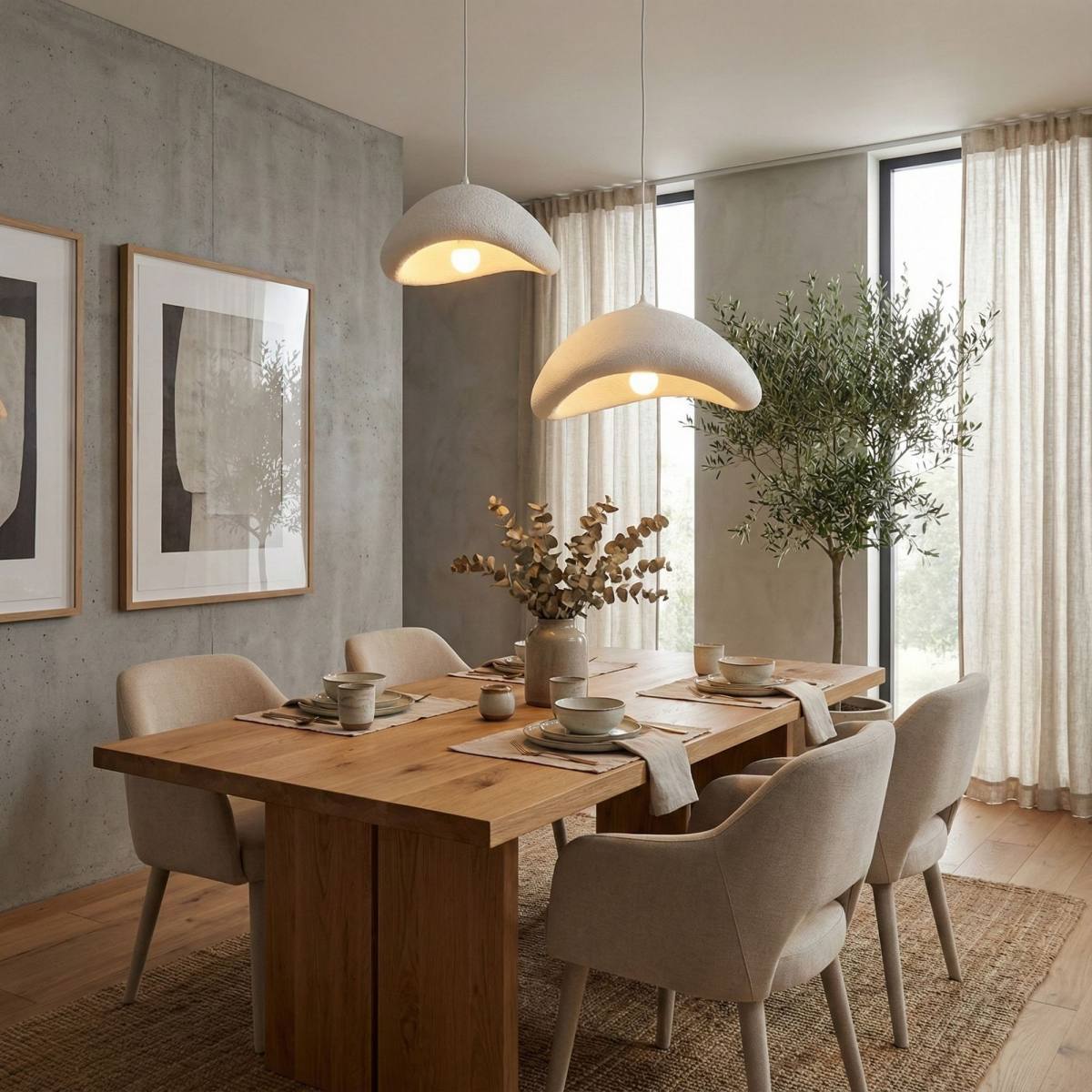 NORDVÄRK Luna-40-50-T-Nua loftlampe, produktbillede 4 af 6, Loftlamper hos HomeNordic