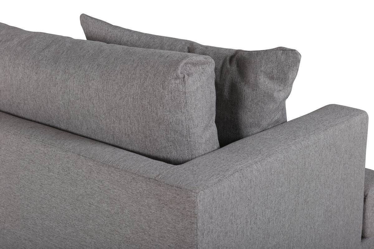 Warden - Sofa 3-personers i lysegrå polyester stof, produktbillede 11 af 14, Sofaer hos HomeNordic
