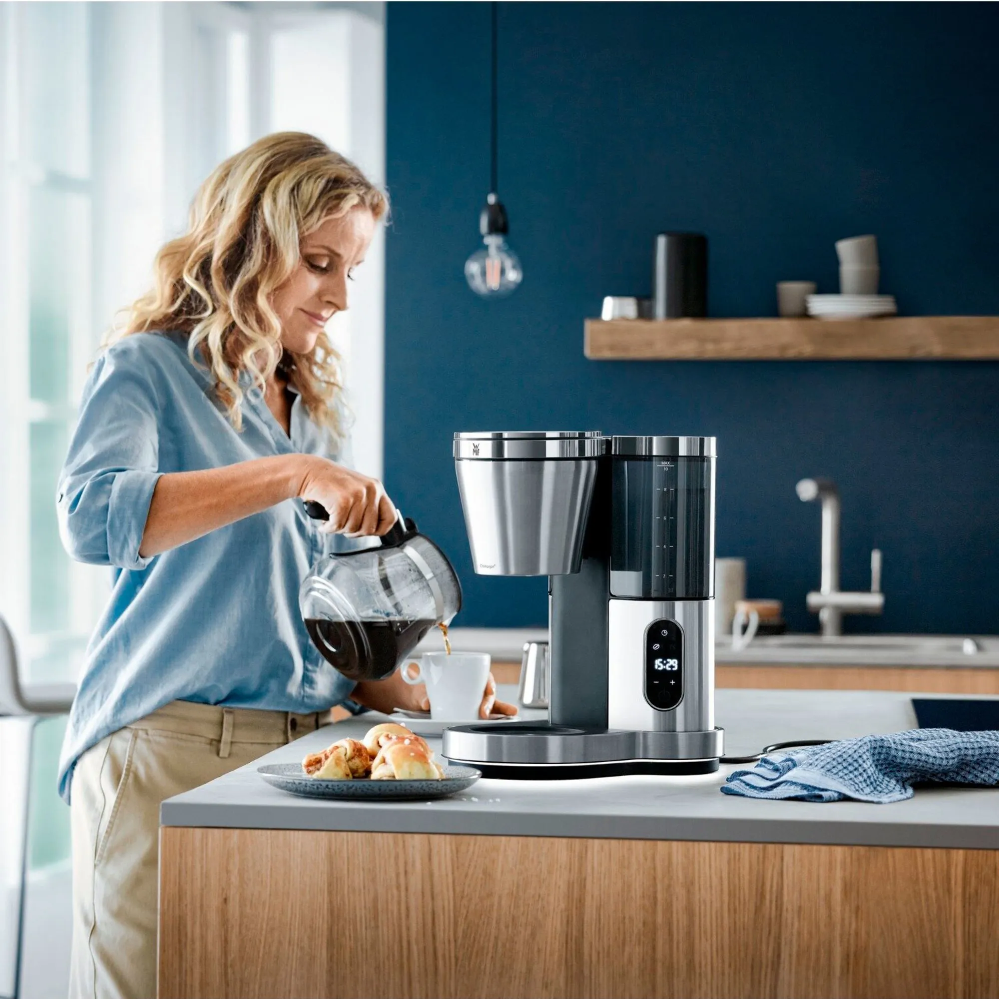 Lumero kaffemaskine med glaskande, produktbillede 6 af 6, Kaffemaskiner hos HomeNordic