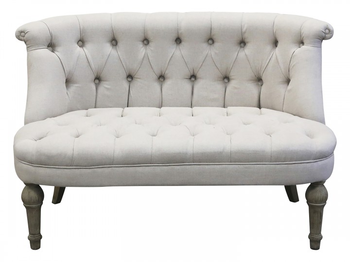 CHIC ANTIQUE HØRSTOF SOFA / 2 PERS, Sofaer hos HomeNordic