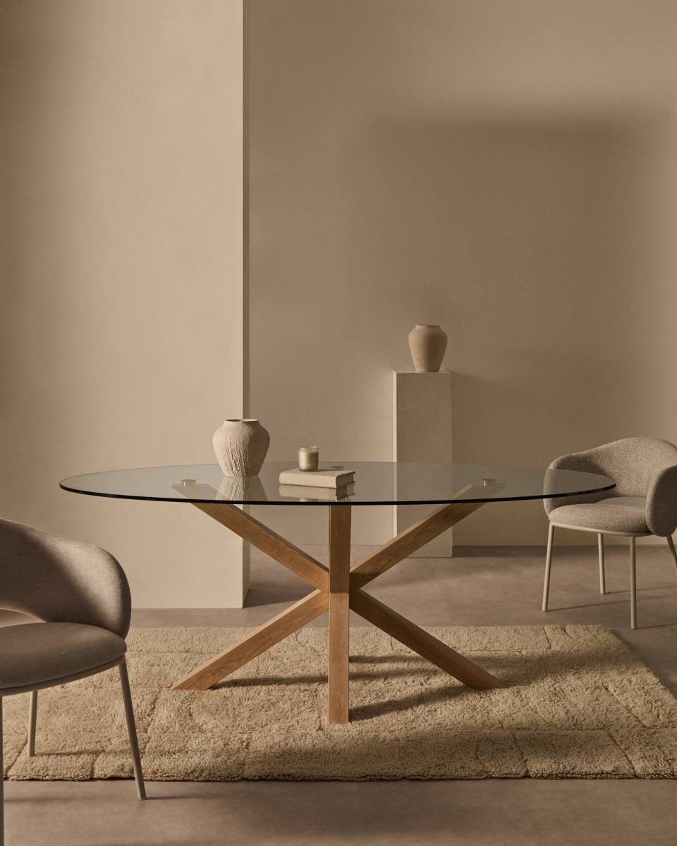 KAVE HOME Argo spisebord, oval, produktbillede 5 af 5, Spiseborde hos HomeNordic