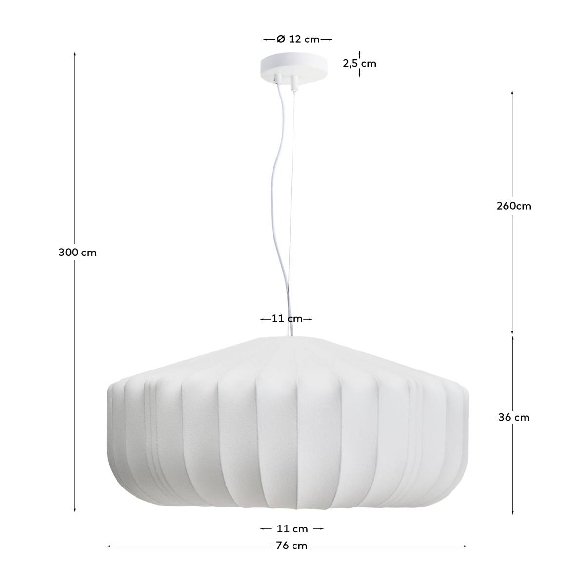 KAVE HOME Somar loftlampe, produktbillede 2 af 13, Loftlamper hos HomeNordic