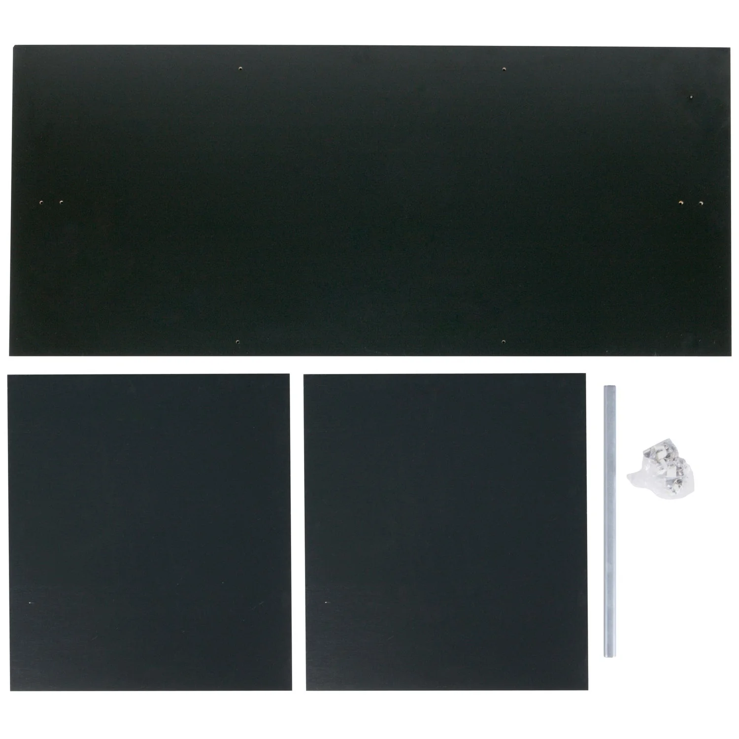WOOOD - Connect Indretning Sort 2-Dørs Skab Skuffer FSC 121x55x3 cm, produktbillede 2 af 4, Garderobeskabe hos HomeNordic