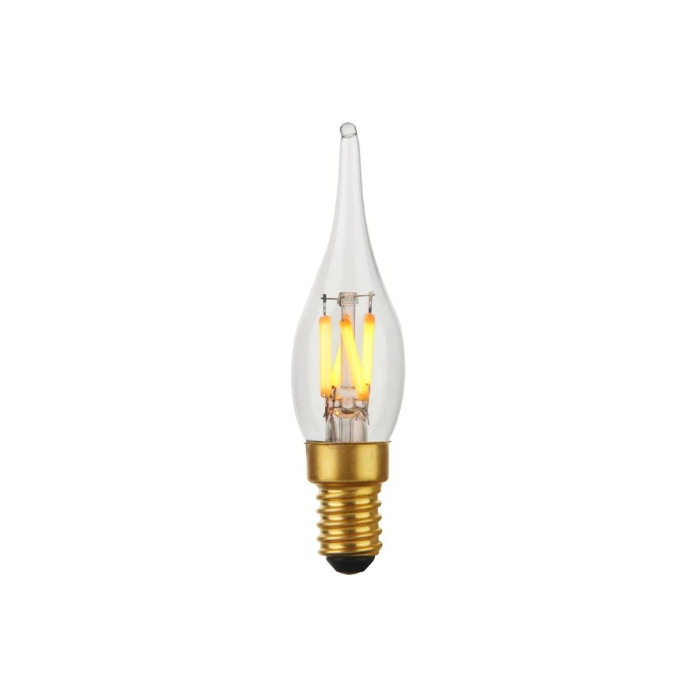 E14 1,8W dæmpbar LED kronepære, Glas hos HomeNordic
