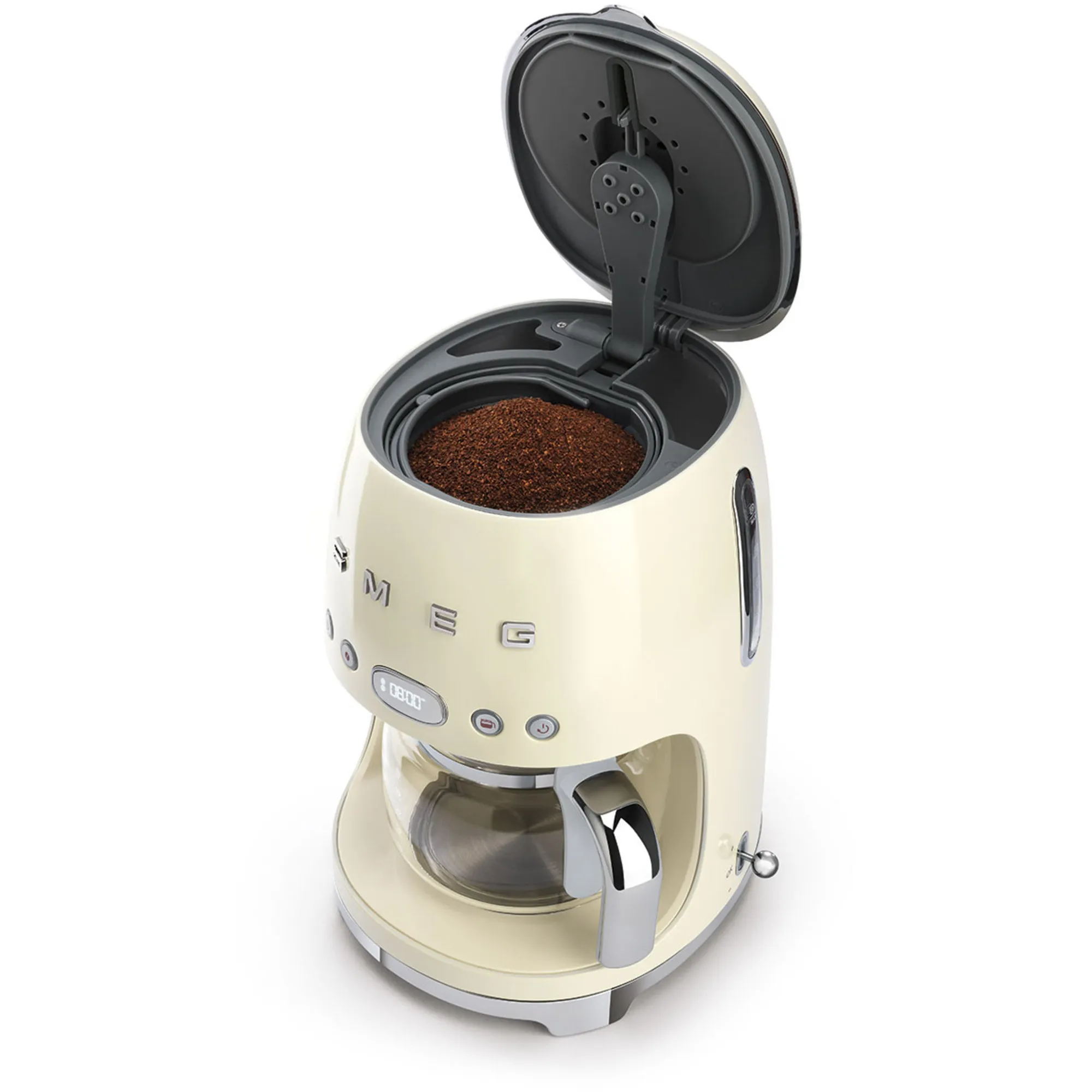 Retro kaffemaskine, DCF02CREU, produktbillede 4 af 5, Kaffemaskiner hos HomeNordic