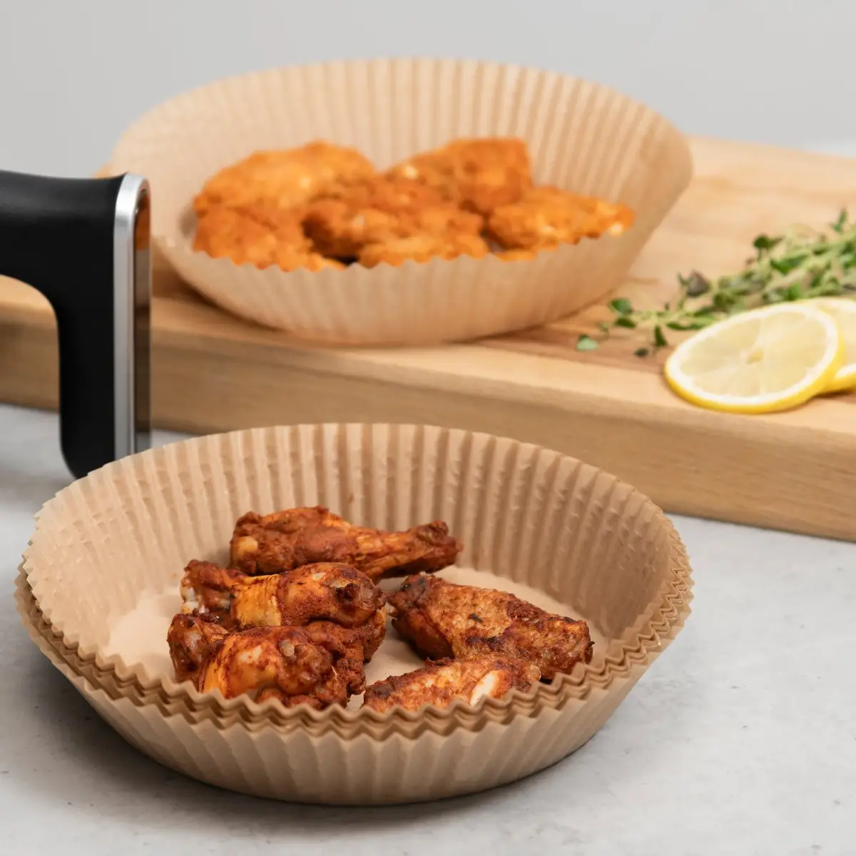 Bagepapir til airfryer 20x16 cm, 50 stk., produktbillede 5 af 5, Airfryers hos HomeNordic