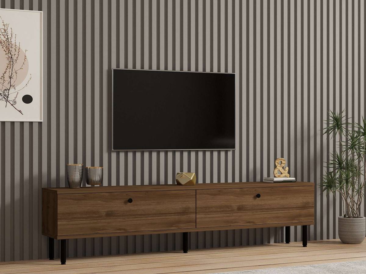FUNZI LIVING Nantes TV-bord, m 2 låger, produktbillede 5 af 6, TV-borde hos HomeNordic