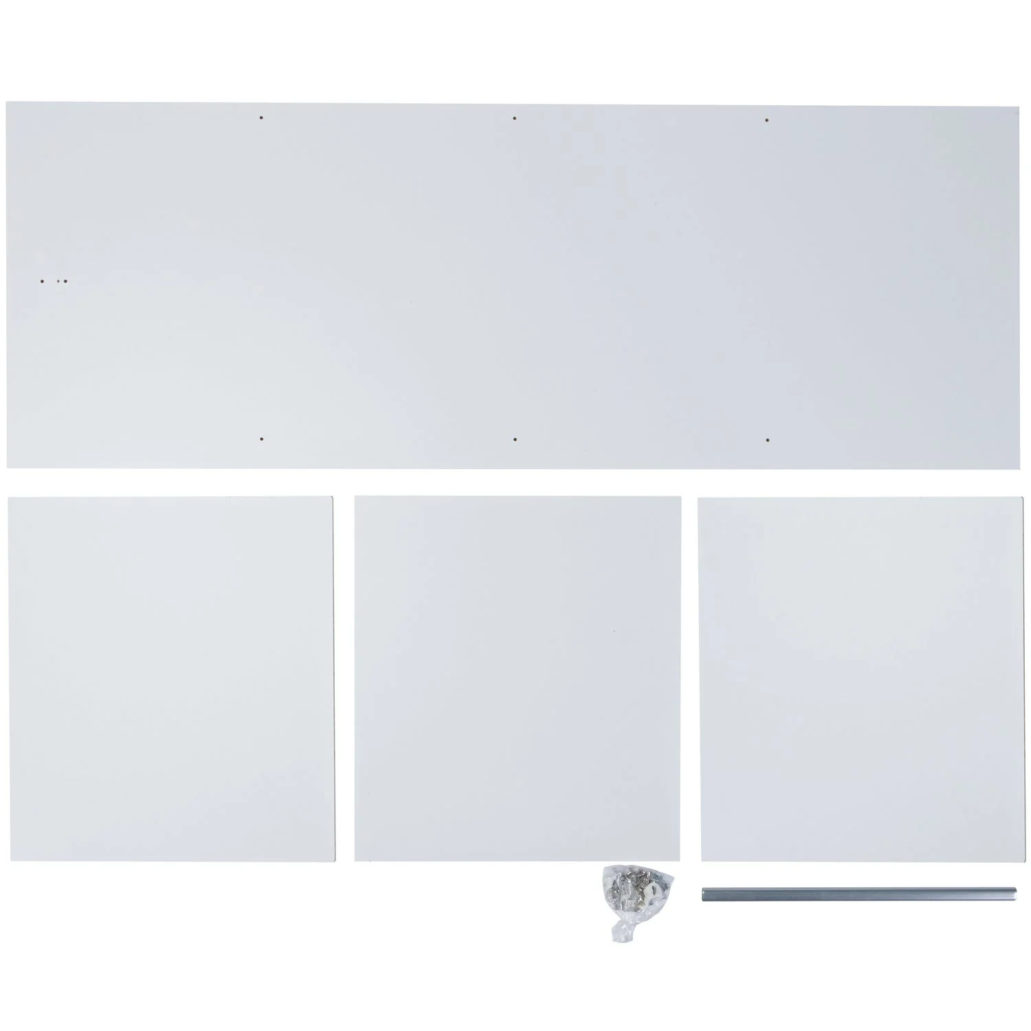 WOOOD - Connect/Lock Indretningspakke 2-Dørs Skab FSC 144x52x3 cm, produktbillede 3 af 4, Garderobeskabe hos HomeNordic