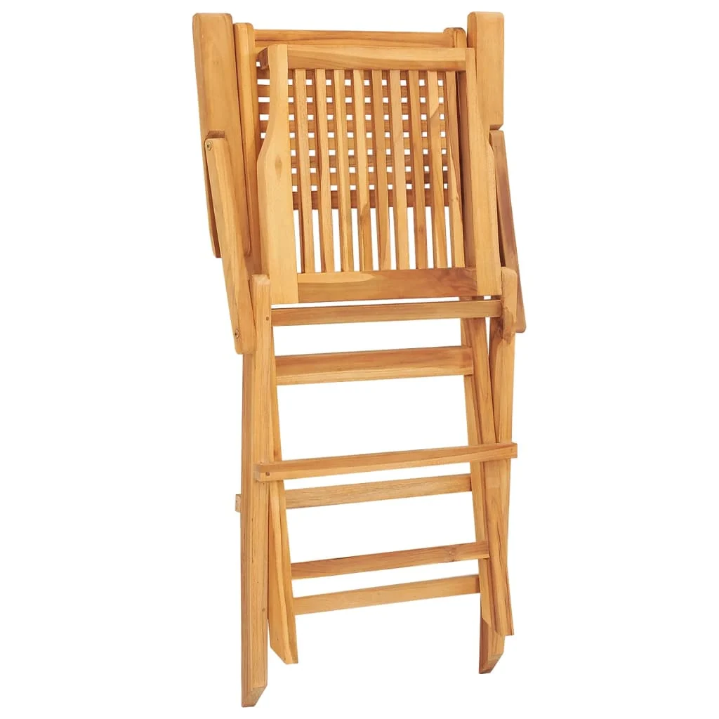 Havestole 55x62x90 Cm Foldbare Massivt Teaktræ, produktbillede 6 af 15, Havestole i teaktræ hos HomeNordic