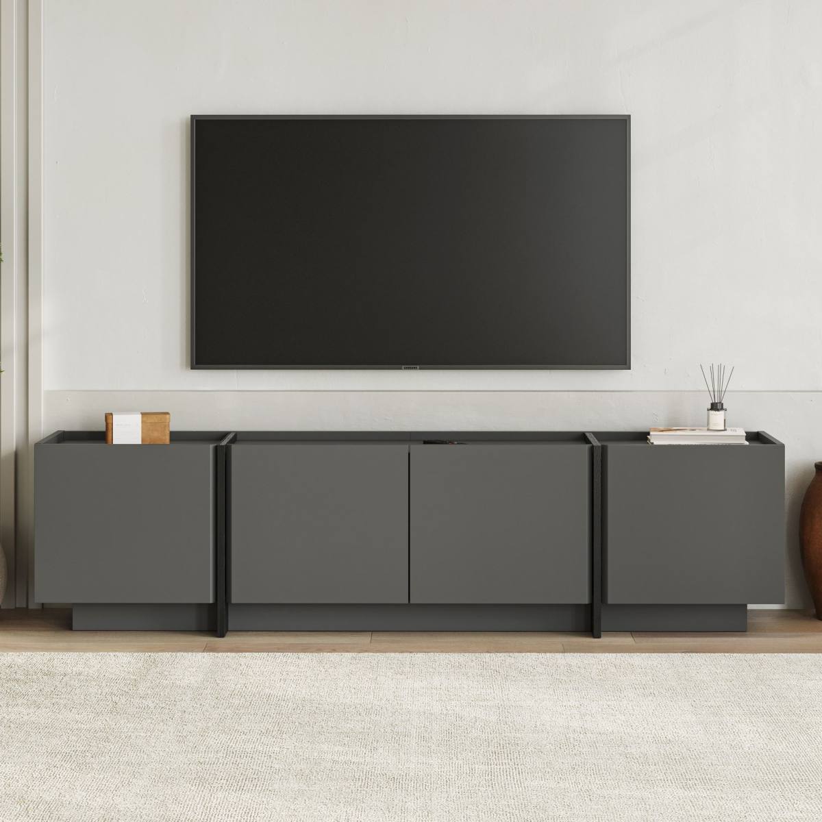 FUNZI LIVING Lowen TV-bord, m 4 låger, produktbillede 6 af 9, TV-borde hos HomeNordic