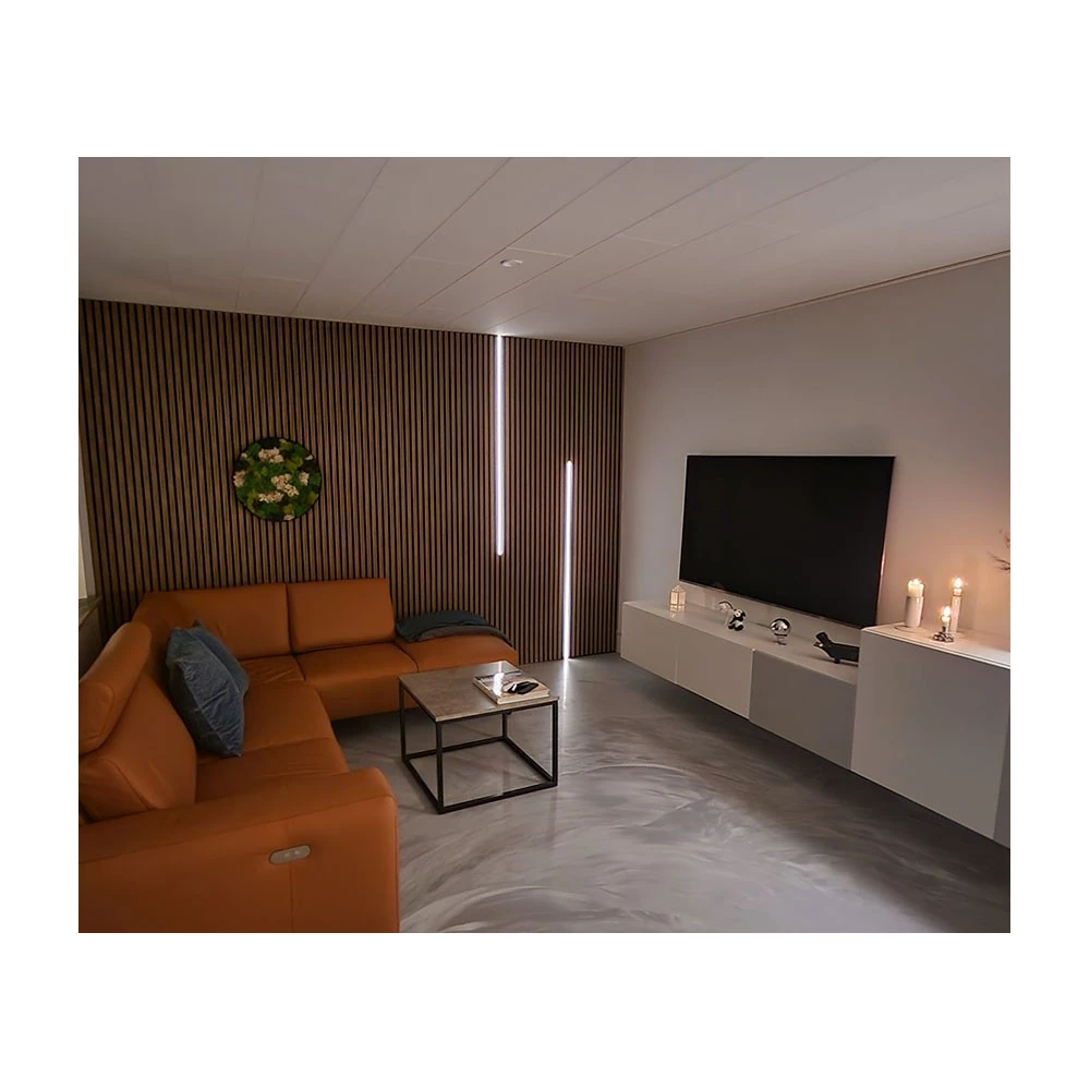120cm Lys til akustikpanel, sort, LED-profiler hos HomeNordic