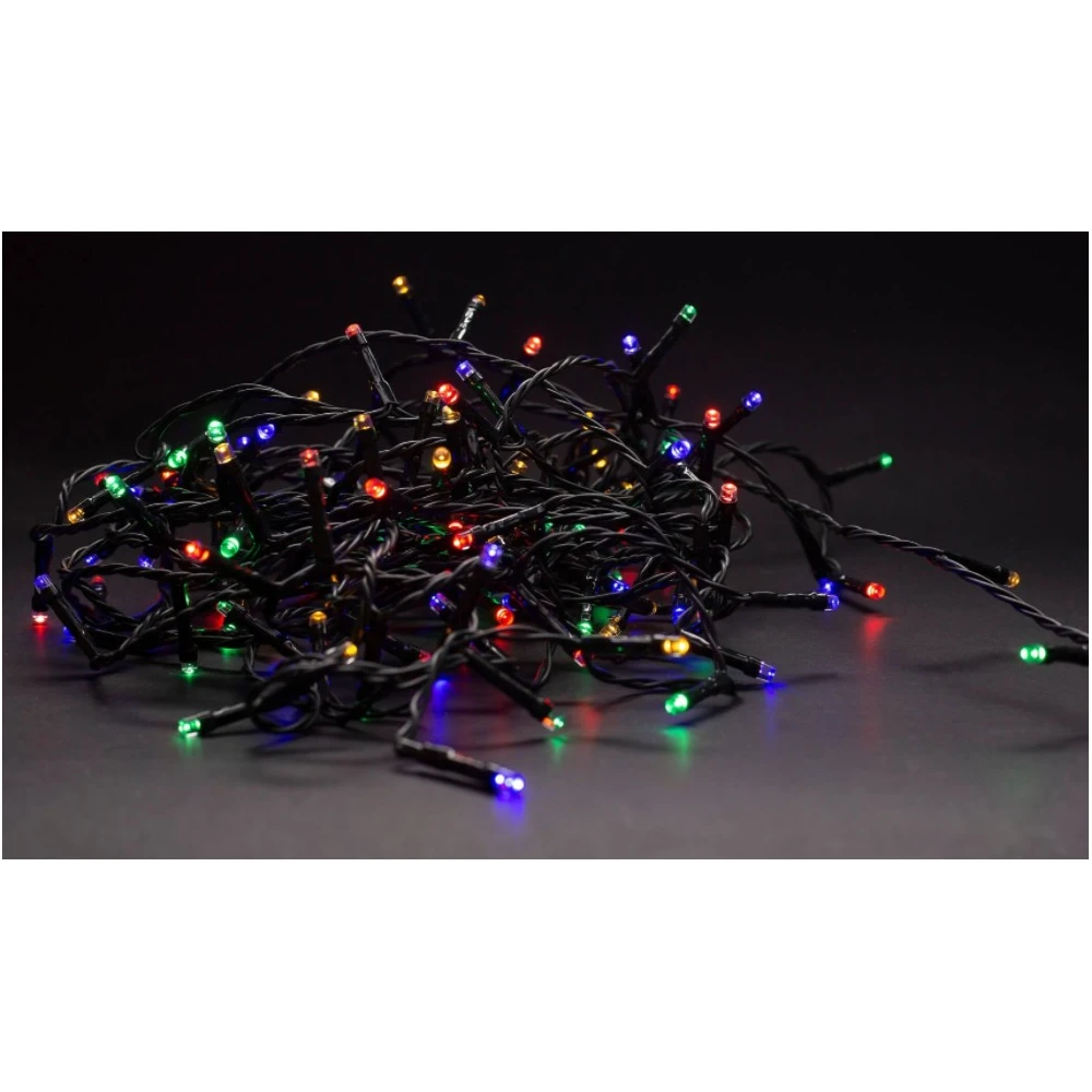 9 m. multicolor LED julelyskæde hos HomeNordic