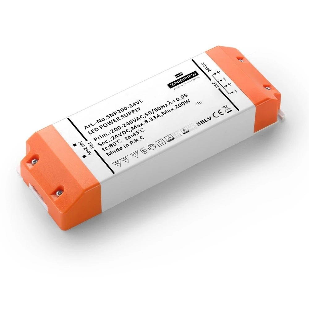 Snappy Kvalitets LED Driver 230V Til 24V, Strømforsyninger hos HomeNordic