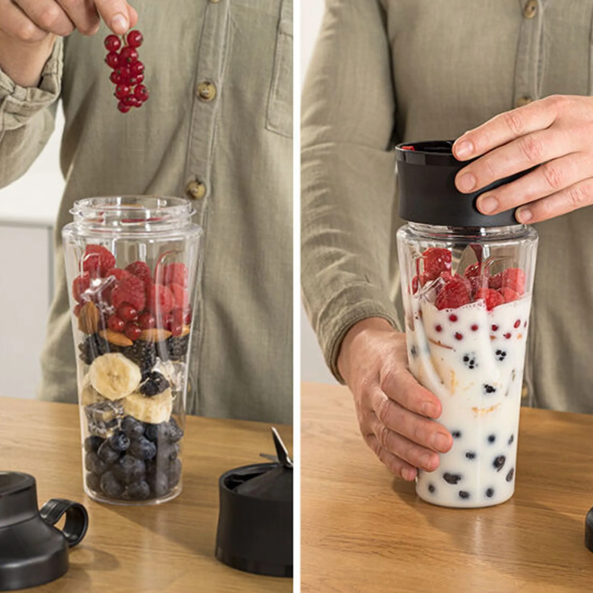 MMB2111M miniblender, 450 W, rustfrit stål, produktbillede 10 af 12, Blendere hos HomeNordic
