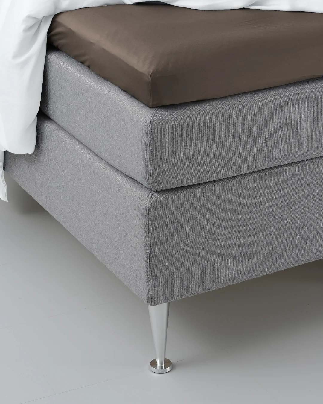 Bambus kuvertlagen | Taupe | 90x200, Sengetøj hos HomeNordic
