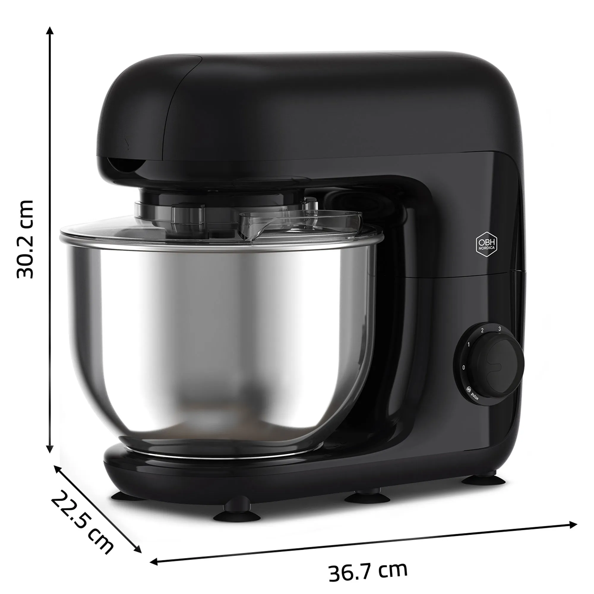 Bake Essential køkkenmaskine 4,8 liter, produktbillede 3 af 3, Røremaskiner hos HomeNordic
