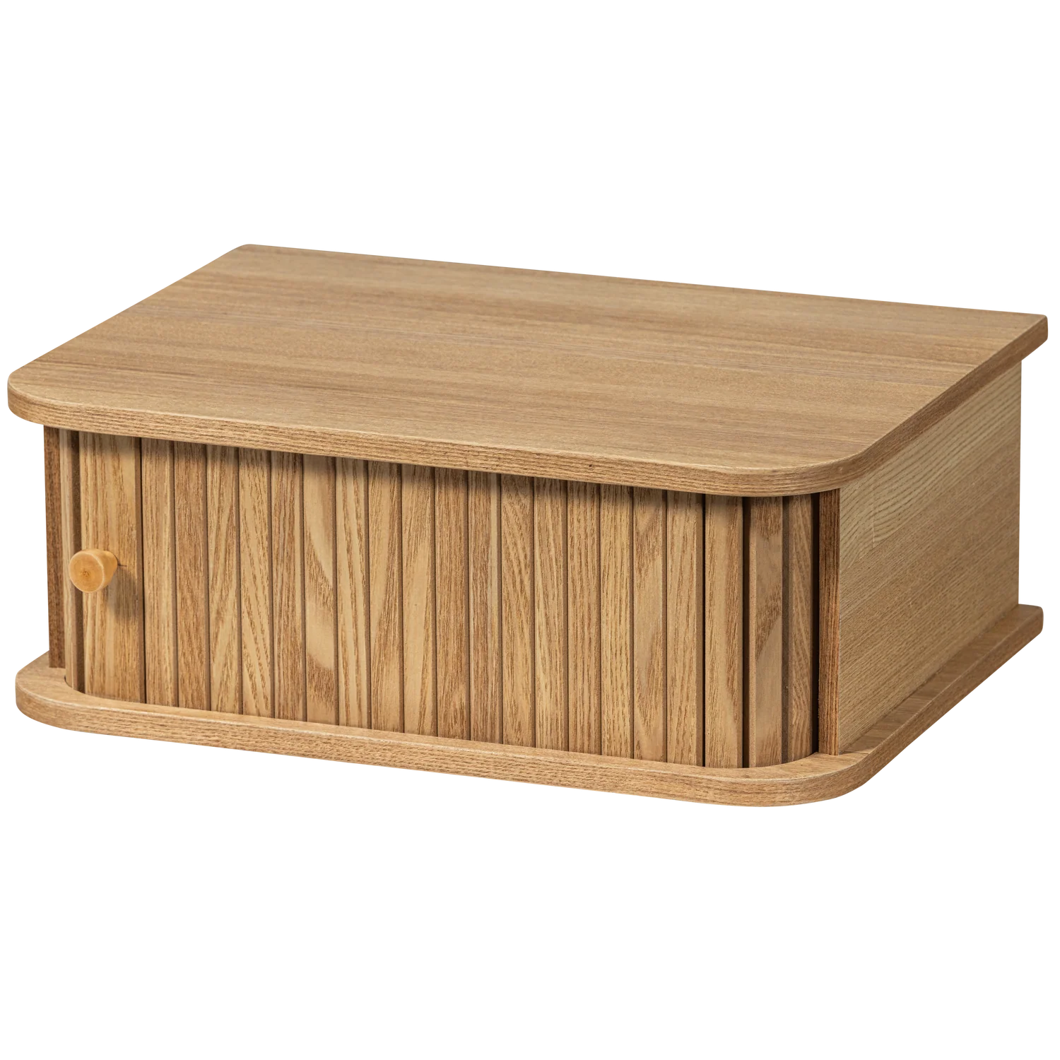 WOOOD - Jena hængende natbord i poppeltræ, natur, produktbillede 2 af 8, Sengeborde hos HomeNordic