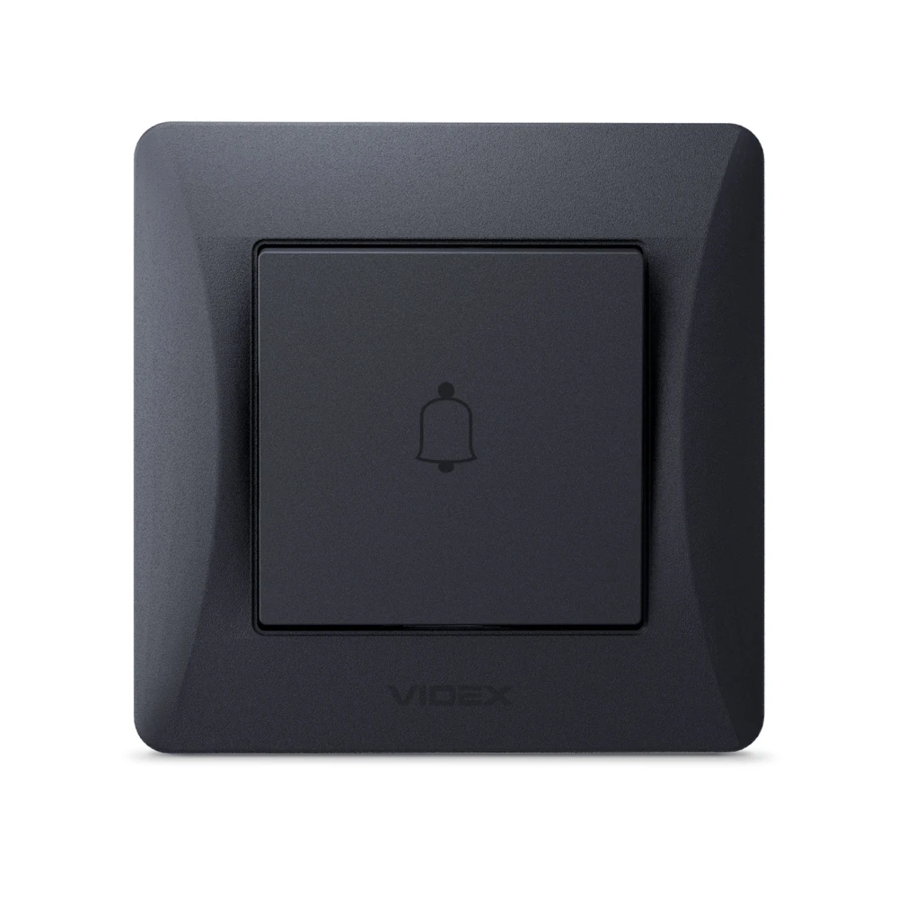 Dørklokke kontakt 86x86mm, IP20, sort, Andre varer hos HomeNordic
