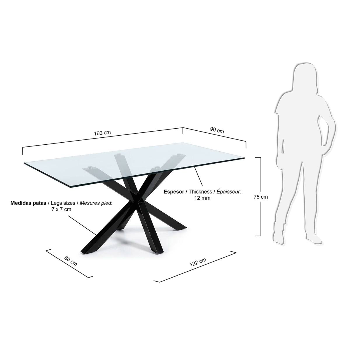 KAVE HOME Arya spisebord, produktbillede 2 af 6, Spiseborde hos HomeNordic
