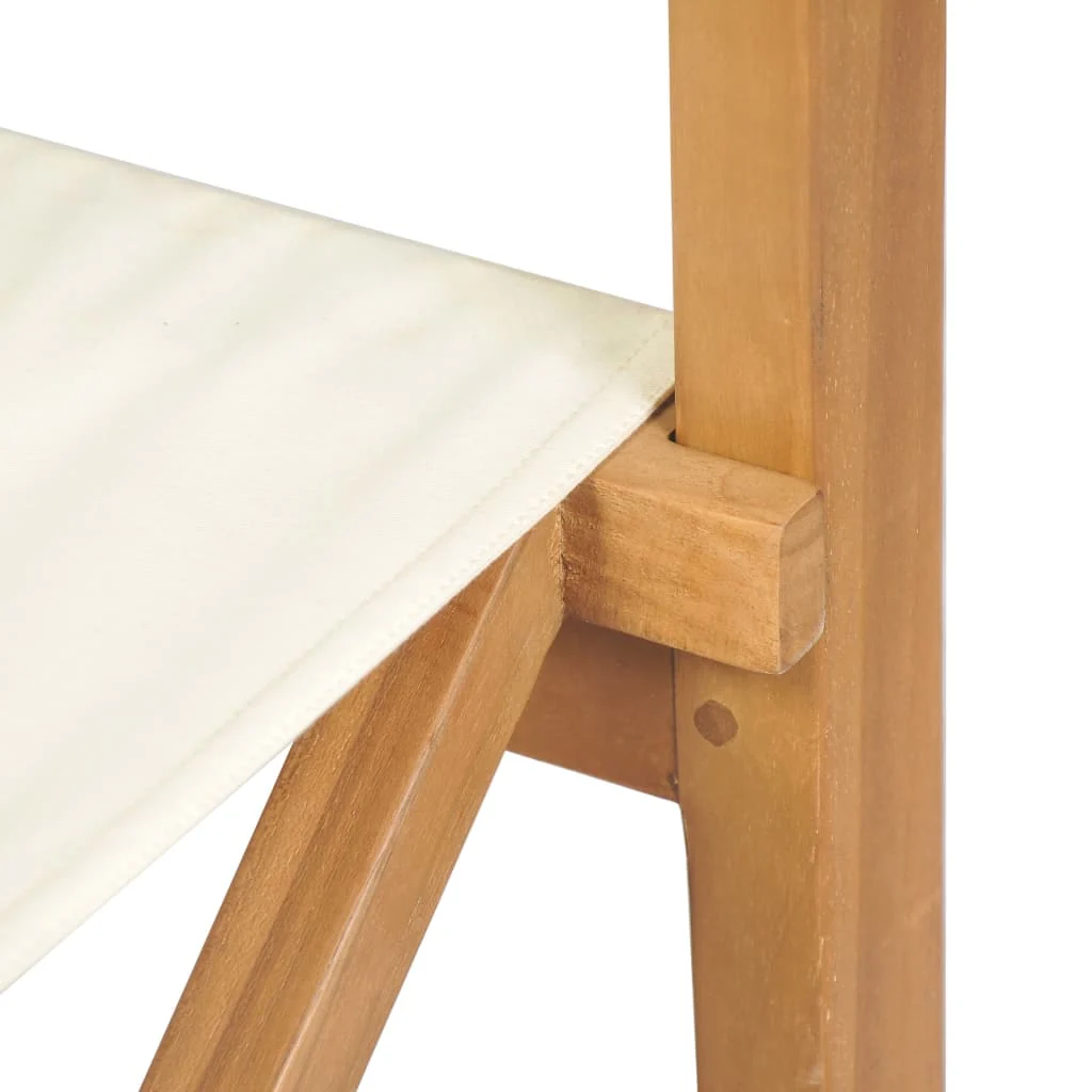 Foldbar Instruktørstol Massivt Teaktræ, produktbillede 9 af 16, Havestole i teaktræ hos HomeNordic