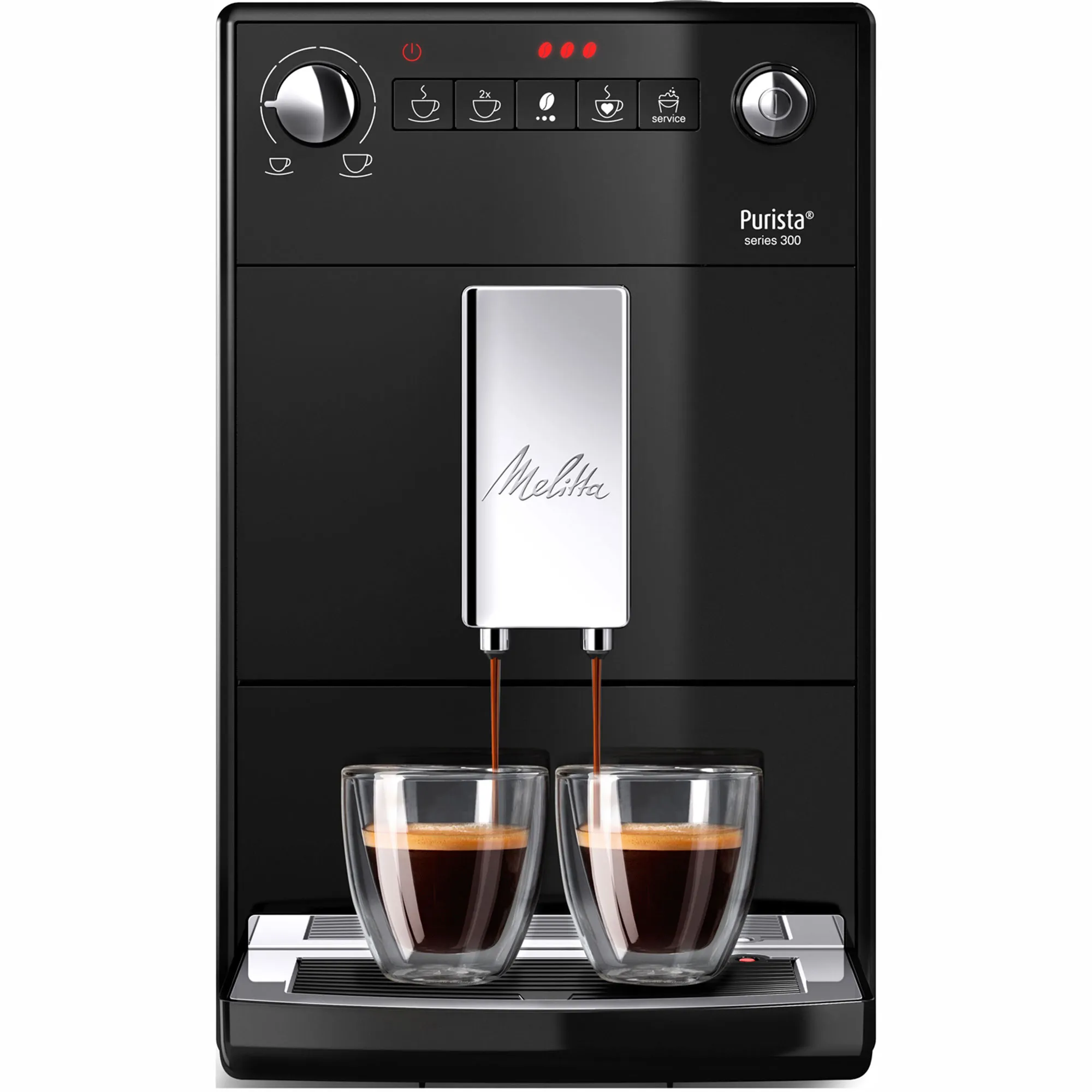 Melitta Purista Helautomatisk kaffemaskine, sort, Kaffemaskiner hos HomeNordic