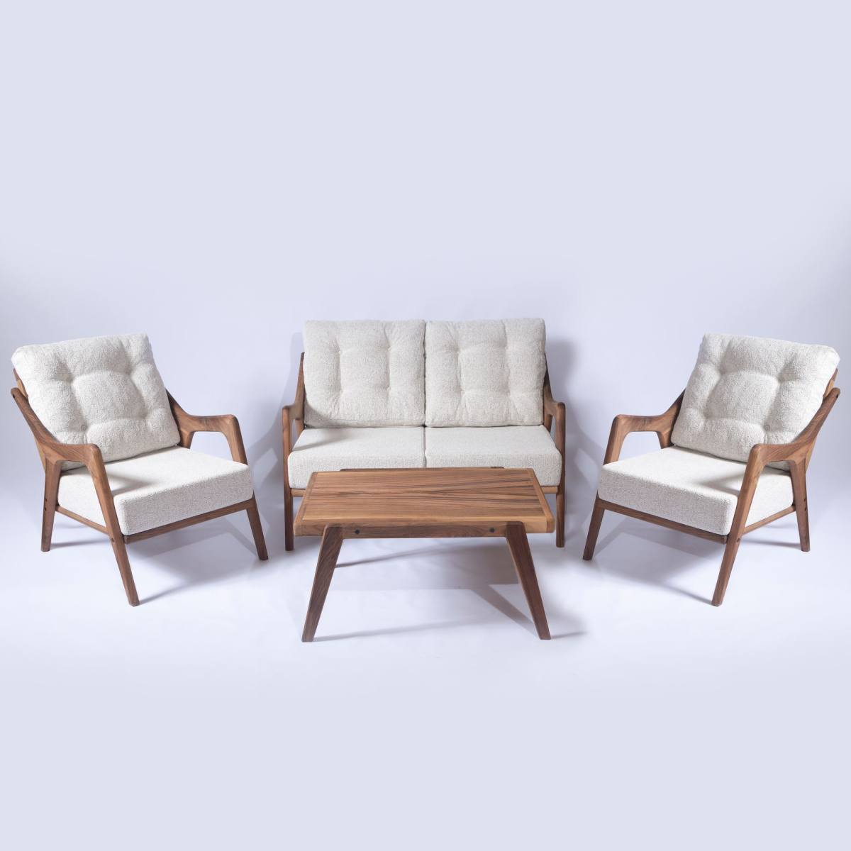 NORDVÄRK MYC01 udendørs loungesæt m. 1 bord, 1 sofa, 2 stole hos HomeNordic