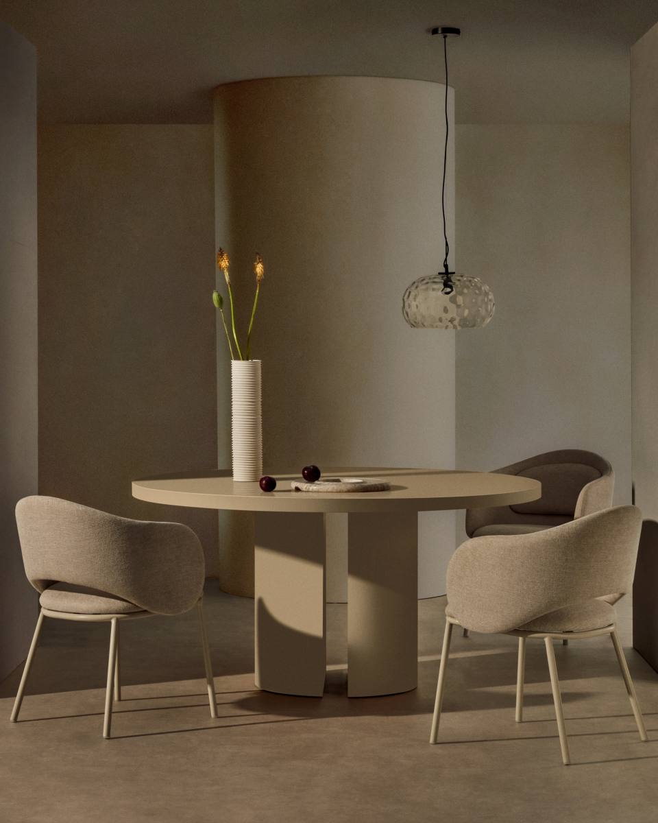 KAVE HOME Nealy spisebord, rund, produktbillede 5 af 6, Spiseborde hos HomeNordic