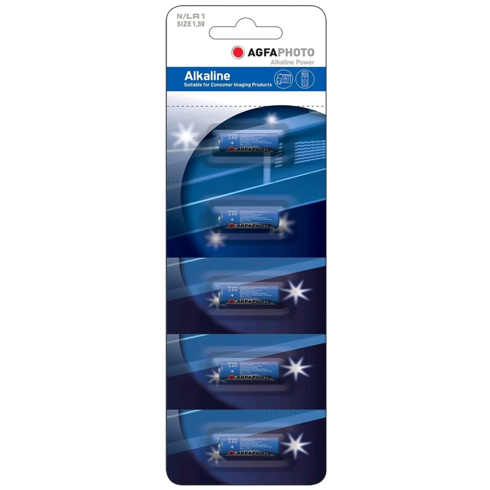 LR1 5-pak AgfaPhoto batteri, Batterier hos HomeNordic