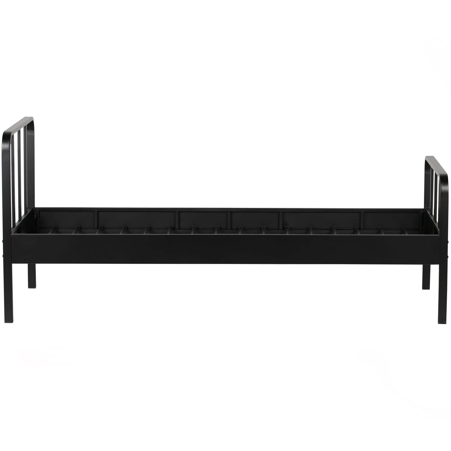 WOOOD - Mees Seng Metal Sort 90x200 cm 90x208x95 cm, produktbillede 5 af 8, Senge hos HomeNordic