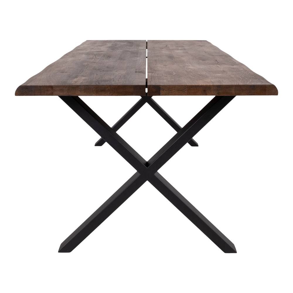 HOUSE NORDIC TOULON SPISEBORD SMOKED OLIERET M/BØLGET KANT -200, produktbillede 4 af 5, Spiseborde hos HomeNordic