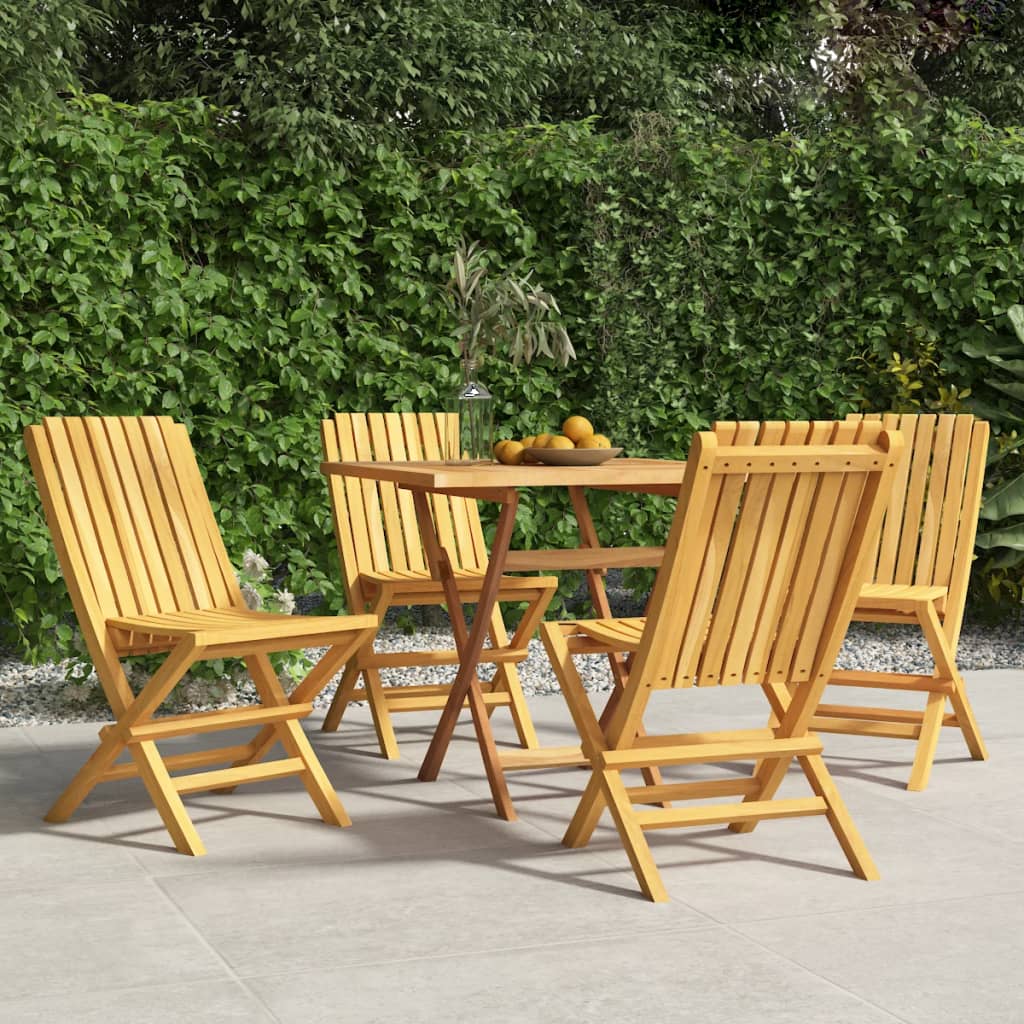 Havestole 61x67x90 Cm Foldbare Massivt Teaktræ, produktbillede 10 af 15, Havestole i teaktræ hos HomeNordic
