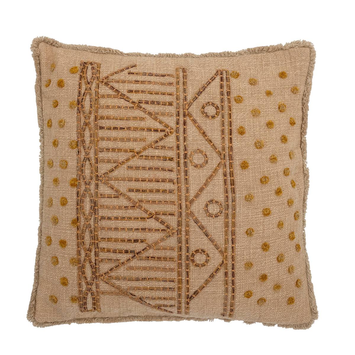 BLOOMINGVILLE Taranto Pude, Natur, Bomuld W: 45cm, L: 45cm, Puder hos HomeNordic