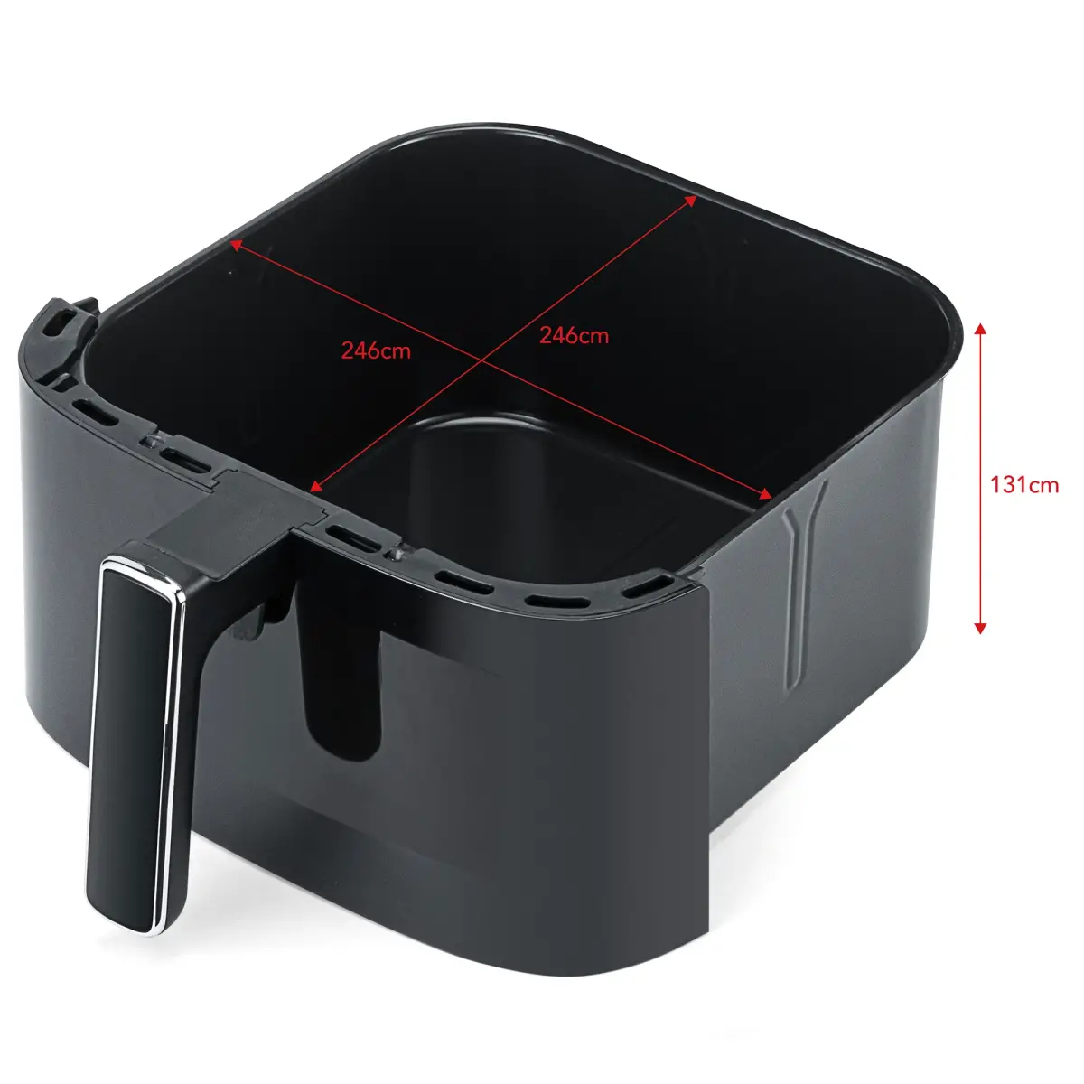 Wilfa AF3B-80P Crispier Airfryer 8 liter, produktbillede 9 af 10, Airfryers hos HomeNordic