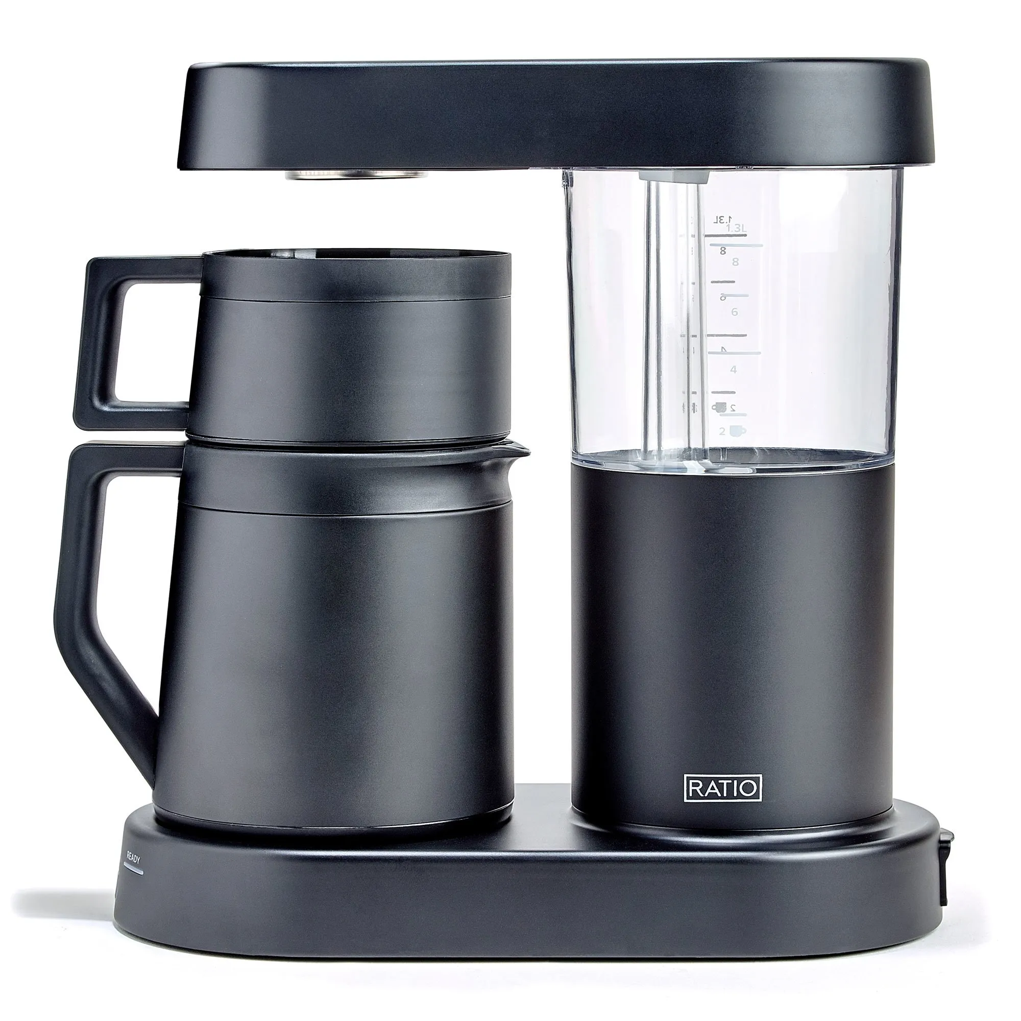 Six kaffemaskine 1,25 liter, mat sort, produktbillede 2 af 11, Kaffemaskiner hos HomeNordic