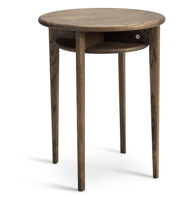 Veleta, Rundt hjørnebord i massiv eg og fem forskellige finish. Ø 43 x, produktbillede 2 af 24, Nordisk design hos HomeNordic