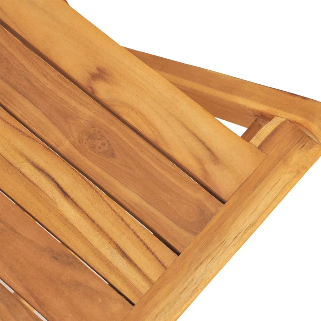 Havestole 47x61x90 Cm Foldbare Massivt Teaktræ, produktbillede 7 af 15, Havestole i teaktræ hos HomeNordic