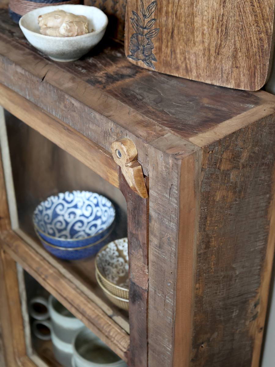 CHIC ANTIQUE GRIMAUD SKAB M/HYLDER NATUR, produktbillede 4 af 6, Vitrineskabe hos HomeNordic