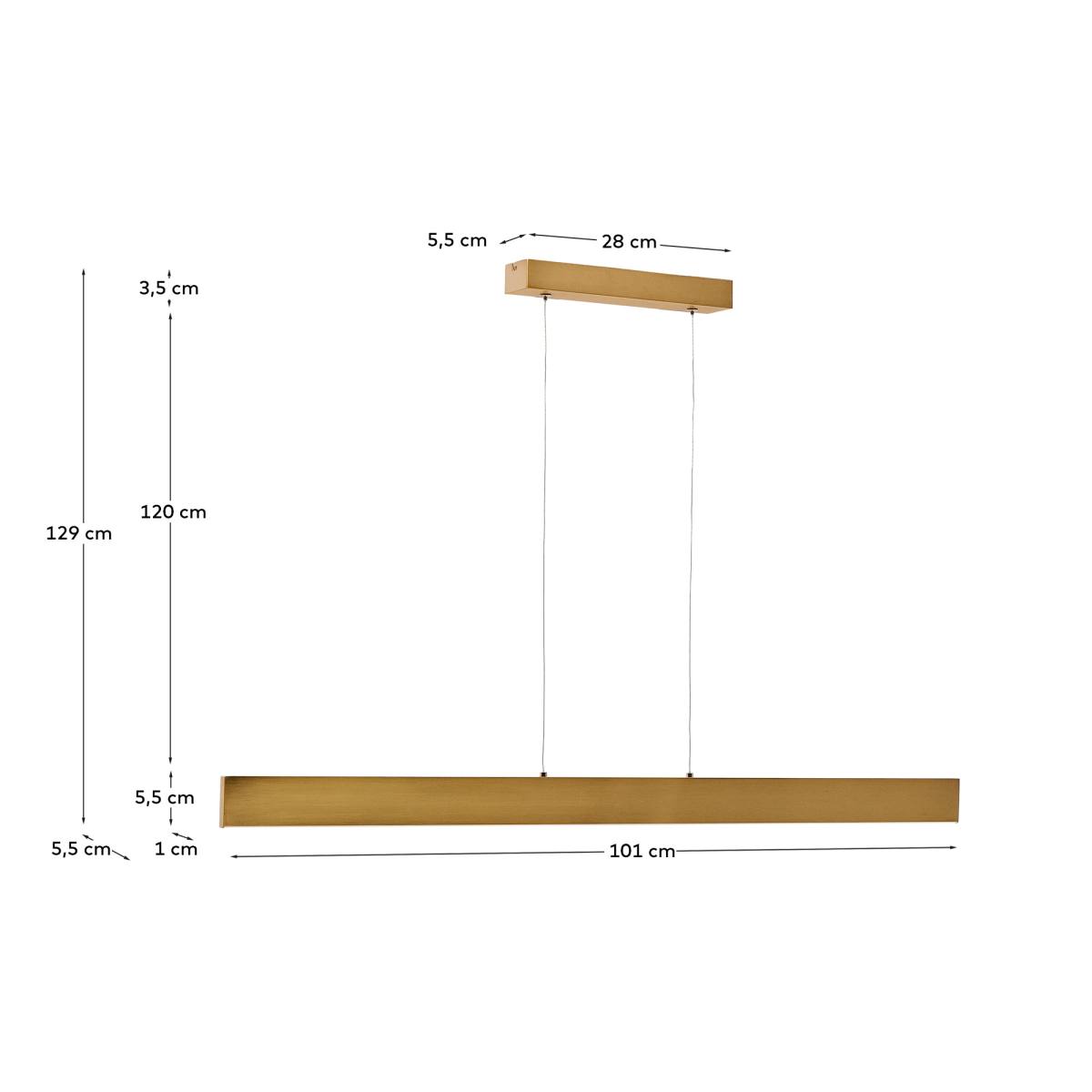 KAVE HOME Boadella loftlampe, produktbillede 2 af 4, Loftlamper hos HomeNordic
