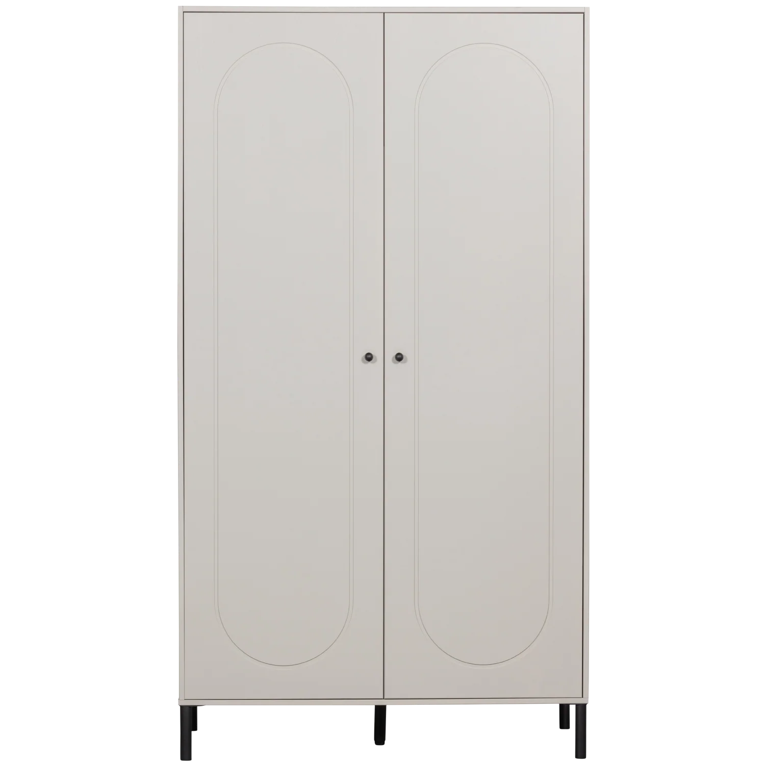 WOOOD Xina Garderobeskab Fyrretræ Cloud Grey FSC, produktbillede 2 af 7, Garderobeskabe hos HomeNordic