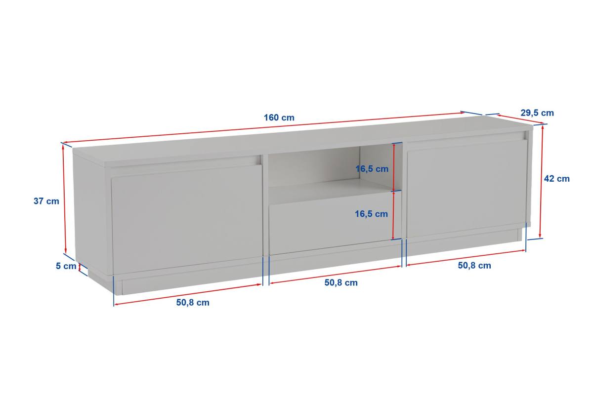 NORDVÄRK Vanguard TV-bord, m. 3 låger og 1 rum, produktbillede 11 af 11, TV-borde hos HomeNordic