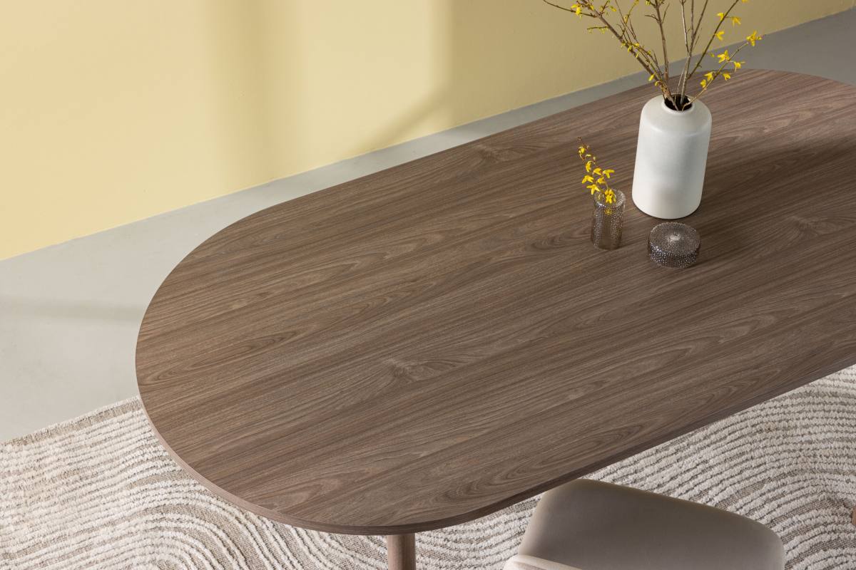 VENTURE DESIGN Andy spisebord, oval, produktbillede 13 af 16, Spiseborde hos HomeNordic