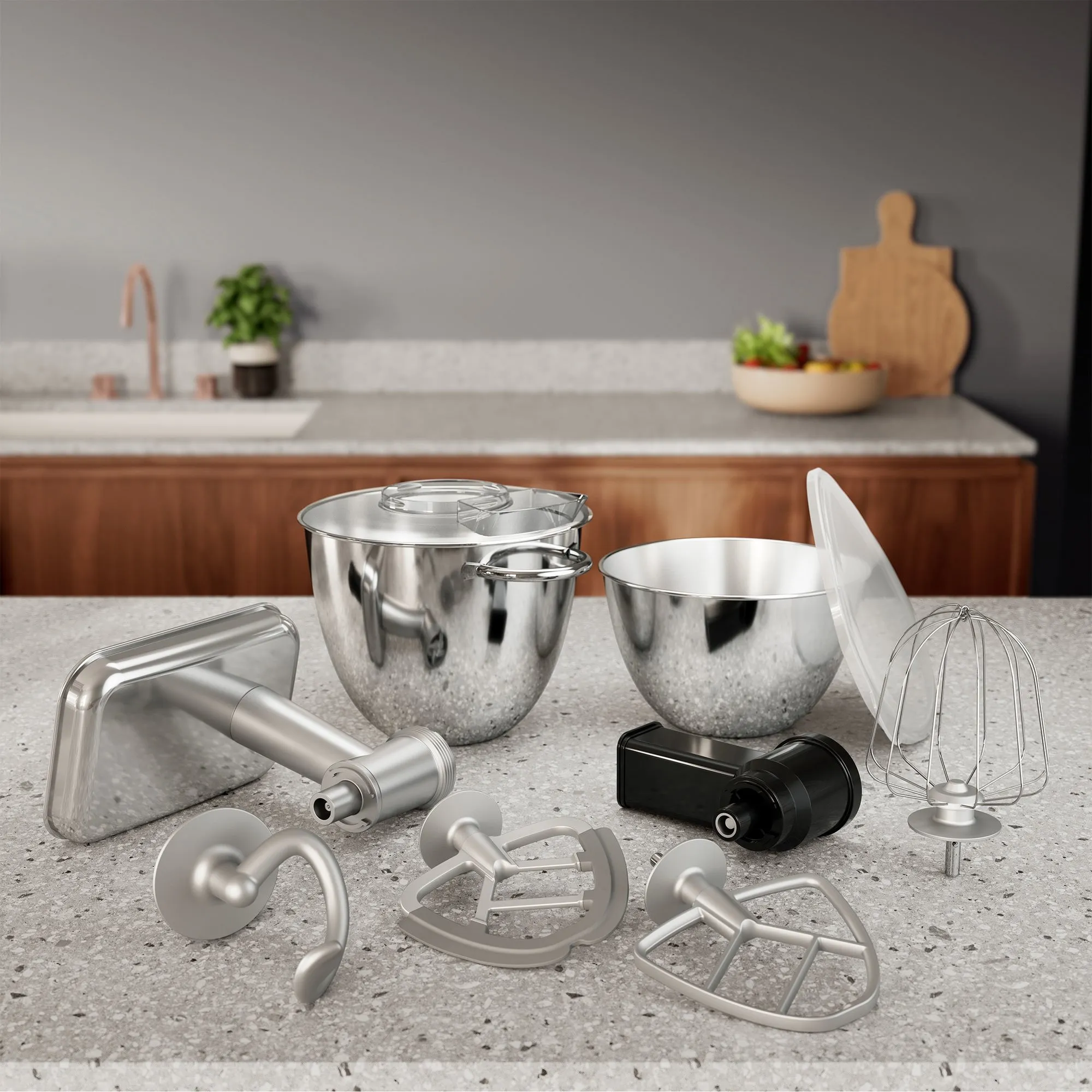 800 E6KM1-8BPT foodprocessor 1200 watt, sort, produktbillede 3 af 7, Røremaskiner hos HomeNordic
