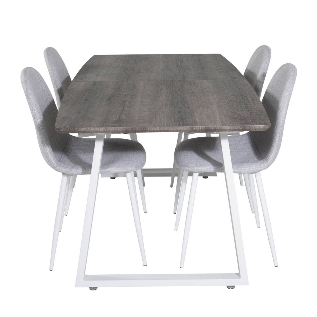 VENTURE DESIGN Inca spisebord, m. butterflybordplade, produktbillede 7 af 8, Spiseborde hos HomeNordic