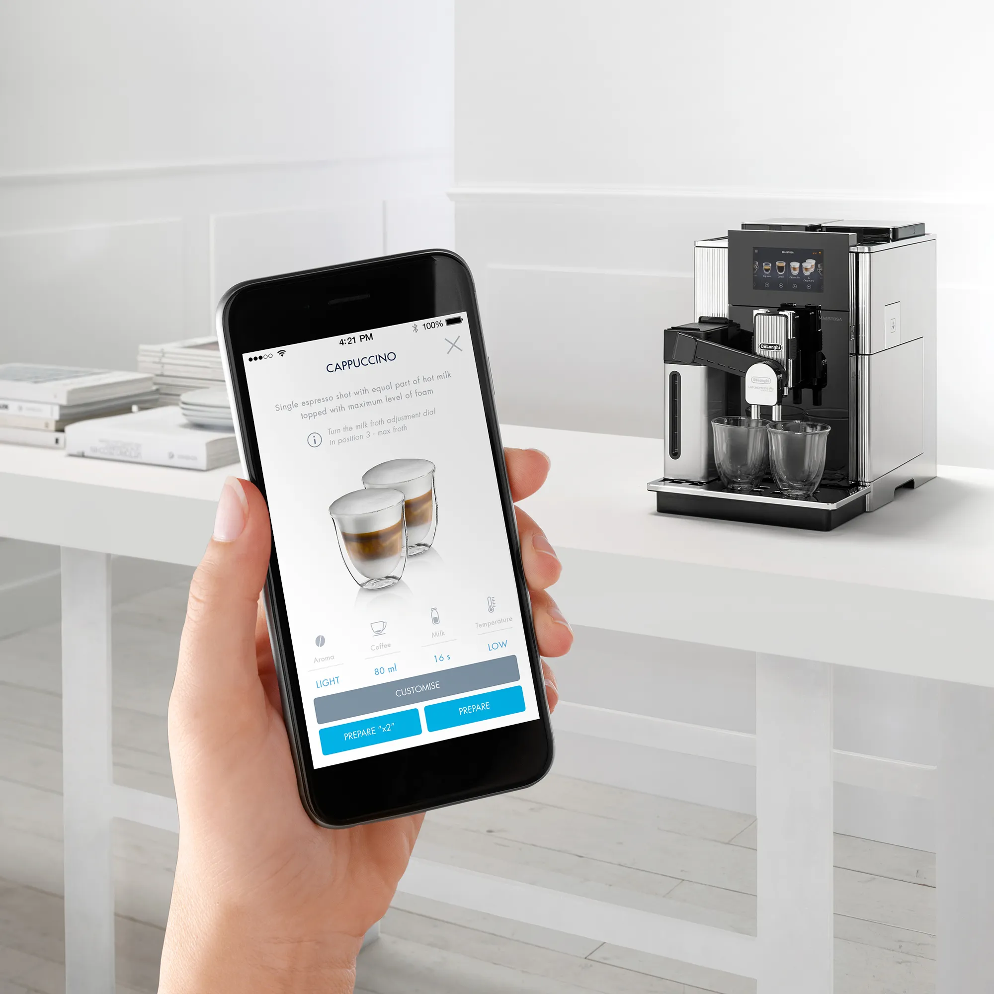 EPAM960.75.GLM Maetosa kaffemaskine, stål, produktbillede 4 af 4, Kaffemaskiner hos HomeNordic