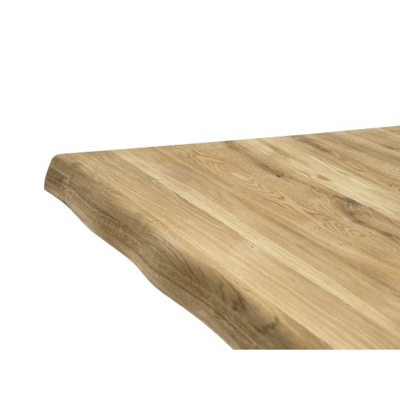 Atlantic spisebord med bølget kant 60 mm, m. udtræk, produktbillede 2 af 6, Spiseborde hos HomeNordic