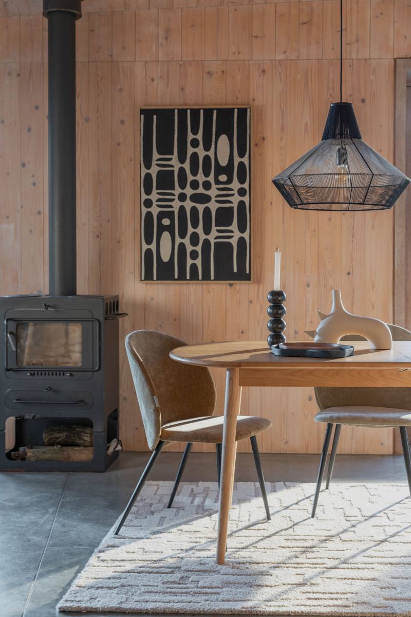 ZUIVER Twist spisebord, m. udtræk, oval, produktbillede 13 af 13, Spiseborde hos HomeNordic